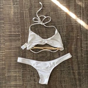 L*Space Neon Braid Bikini w/ Thong Bottom